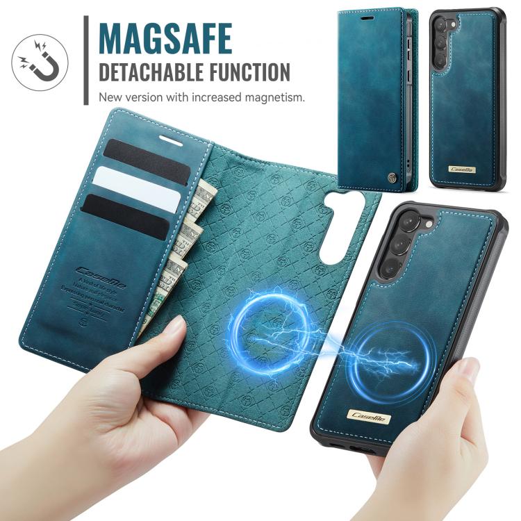 For Samsung Galaxy S23+ 5G CaseMe C49 Magnetic RFID Blocking Detachable Wallet Leather Phone Case
