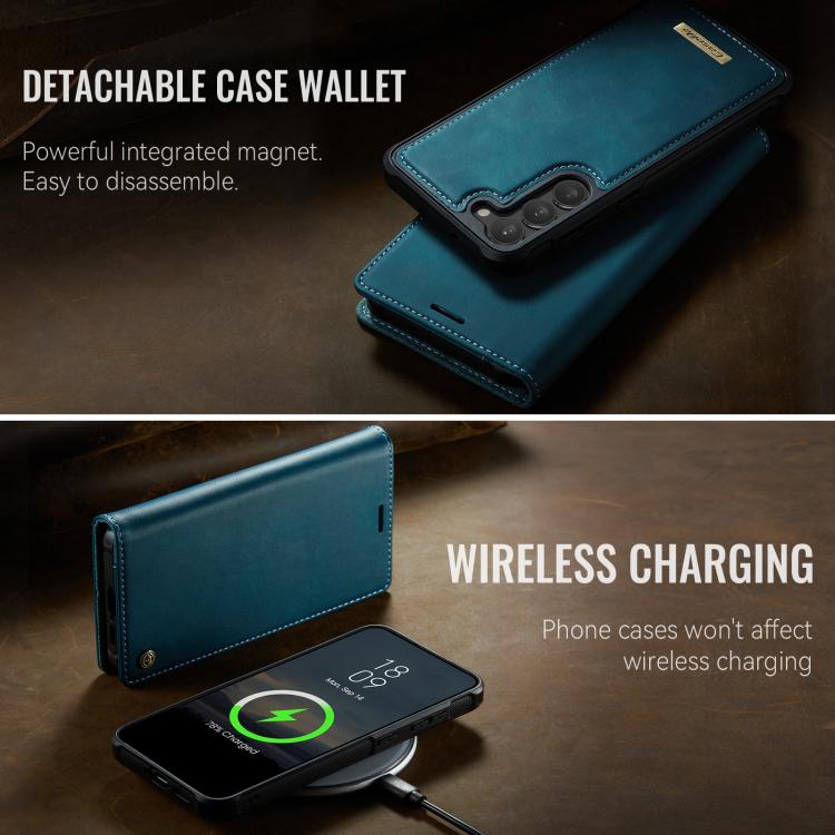 For Samsung Galaxy S23+ 5G CaseMe C49 Magnetic RFID Blocking Detachable Wallet Leather Phone Case