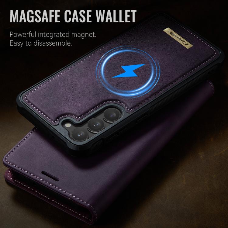 For Samsung Galaxy S23+ 5G CaseMe C49 Magnetic RFID Blocking Detachable Wallet Leather Phone Case