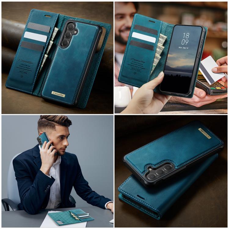 For Samsung Galaxy S23 FE 5G CaseMe C49 Magnetic RFID Blocking Detachable Wallet Leather Phone Case