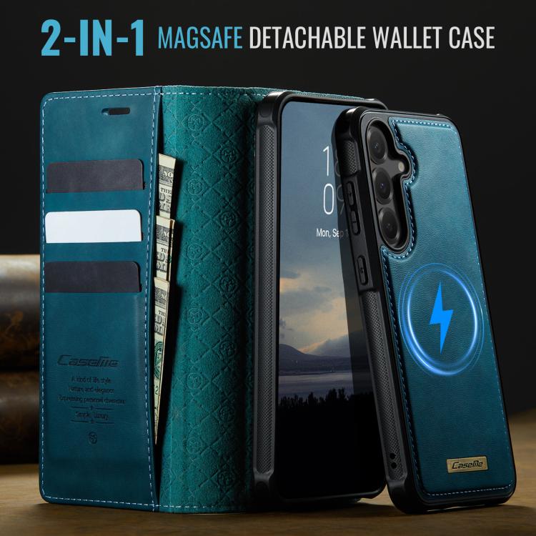 For Samsung Galaxy S23 FE 5G CaseMe C49 Magnetic RFID Blocking Detachable Wallet Leather Phone Case