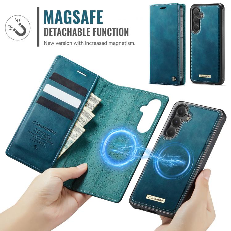 For Samsung Galaxy S23 FE 5G CaseMe C49 Magnetic RFID Blocking Detachable Wallet Leather Phone Case