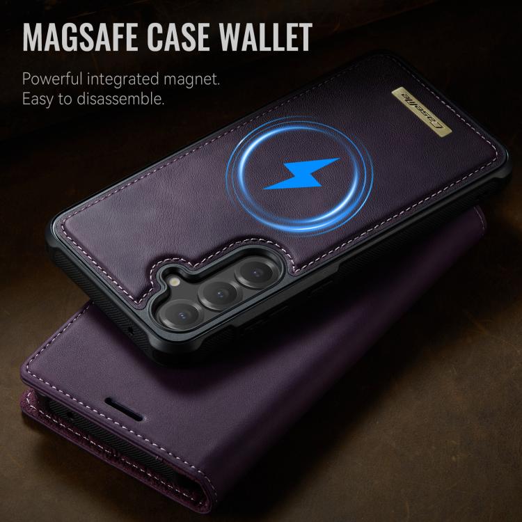 For Samsung Galaxy S23 FE 5G CaseMe C49 Magnetic RFID Blocking Detachable Wallet Leather Phone Case