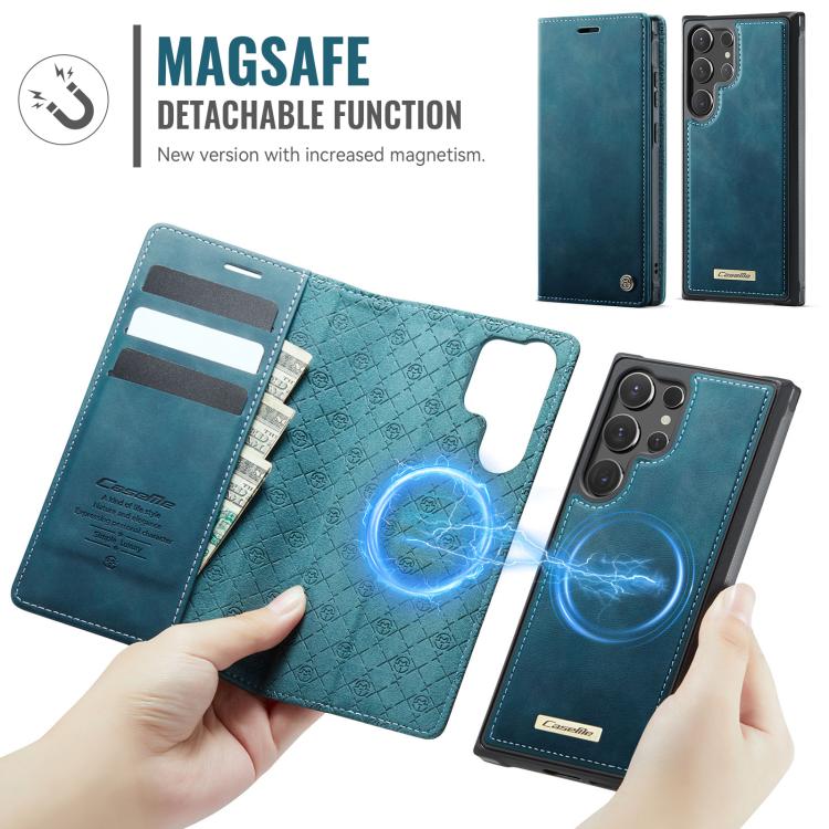 For Samsung Galaxy S24 Ultra 5G CaseMe C49 Magnetic RFID Blocking Detachable Wallet Leather Phone Case