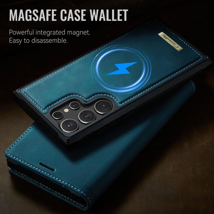 For Samsung Galaxy S24 Ultra 5G CaseMe C49 Magnetic RFID Blocking Detachable Wallet Leather Phone Case