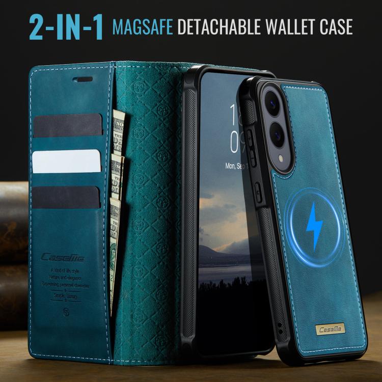 For Samsung Galaxy S25 Edge 5G CaseMe C49 Magnetic RFID Blocking Detachable Wallet Leather Phone Case
