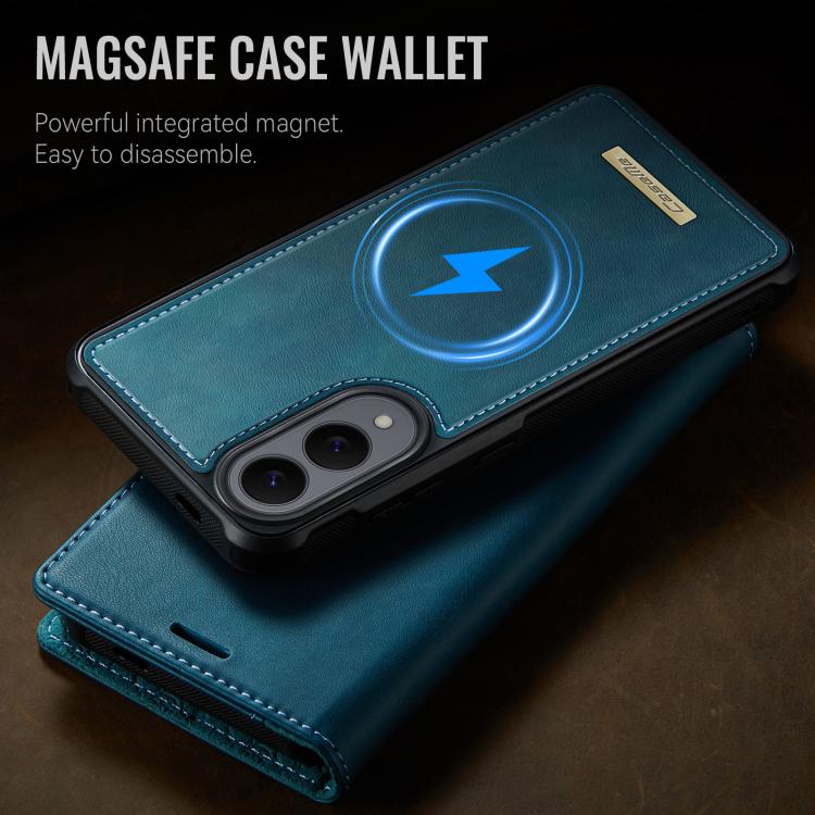 For Samsung Galaxy S25 Edge 5G CaseMe C49 Magnetic RFID Blocking Detachable Wallet Leather Phone Case