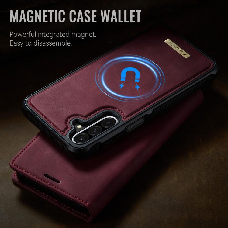 For Samsung Galaxy A17 CaseMe C49 Magnetic RFID Blocking Detachable Wallet Leather Phone Case