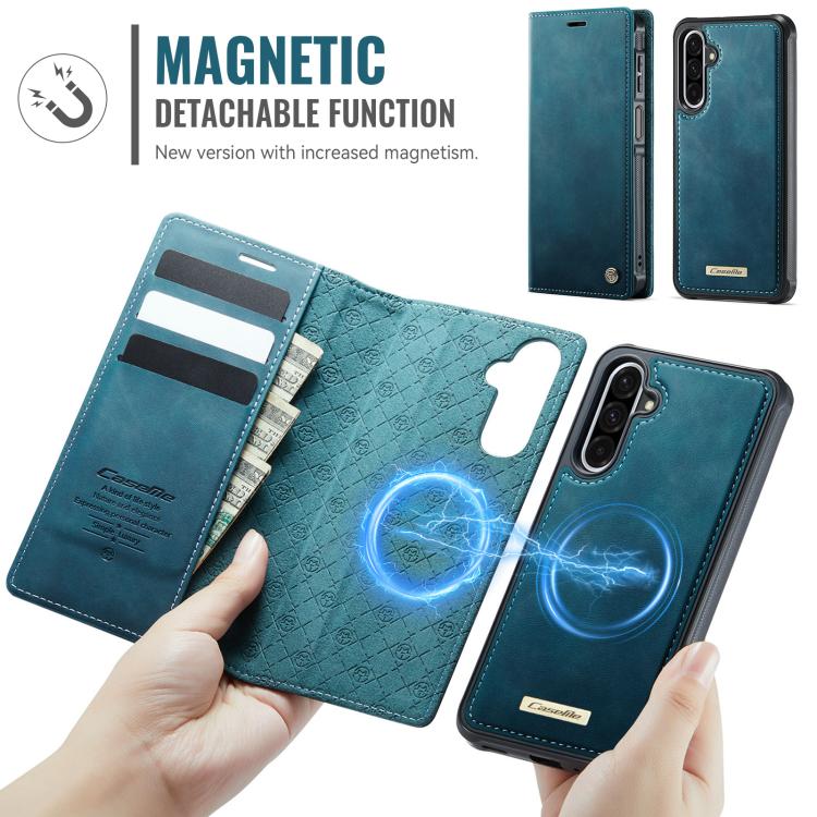 For Samsung Galaxy A17 CaseMe C49 Magnetic RFID Blocking Detachable Wallet Leather Phone Case