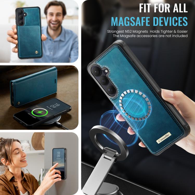 For Samsung Galaxy S26 5G CaseMe C49 Magnetic RFID Blocking Detachable Wallet Leather Phone Case