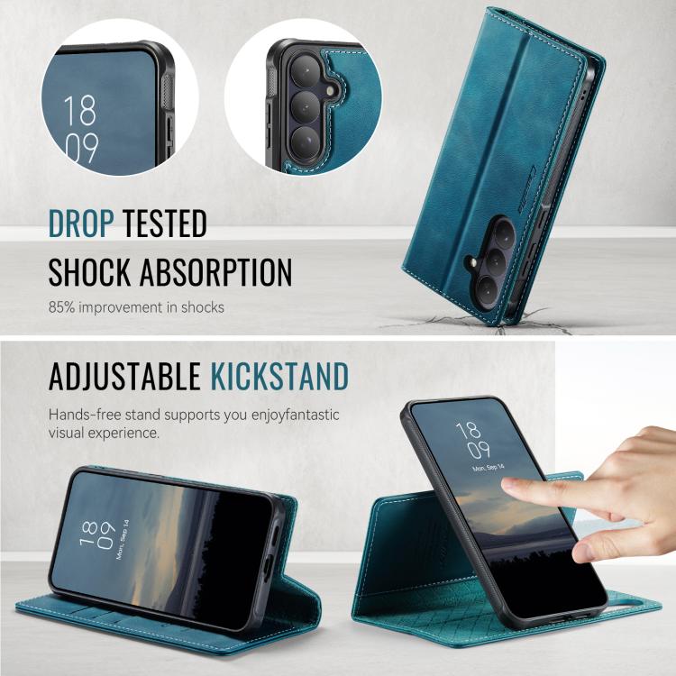 For Samsung Galaxy S26 5G CaseMe C49 Magnetic RFID Blocking Detachable Wallet Leather Phone Case