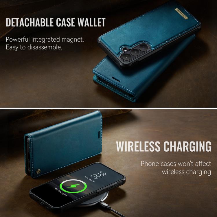 For Samsung Galaxy S26 5G CaseMe C49 Magnetic RFID Blocking Detachable Wallet Leather Phone Case