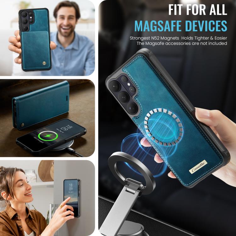 For Samsung Galaxy S26 Ultra 5G CaseMe C49 Magnetic RFID Blocking Detachable Wallet Leather Phone Case