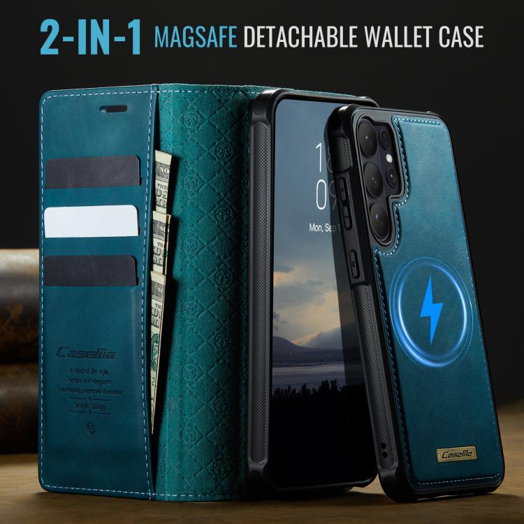 For Samsung Galaxy S26 Ultra 5G CaseMe C49 Magnetic RFID Blocking Detachable Wallet Leather Phone Case