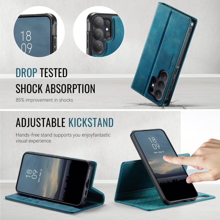 For Samsung Galaxy S26 Ultra 5G CaseMe C49 Magnetic RFID Blocking Detachable Wallet Leather Phone Case