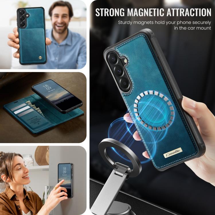 For Samsung Galaxy A57 5G CaseMe C49 Magnetic RFID Blocking Detachable Wallet Leather Phone Case