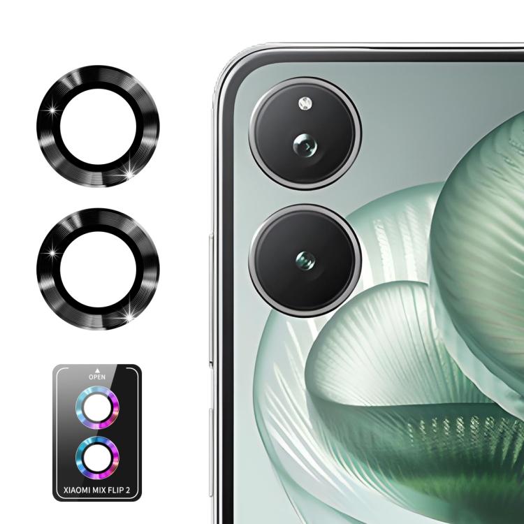 For Xiaomi Mix Flip 2 ENKAY Hat-Prince 9H Rear Camera Lens Aluminium Alloy Tempered Glass Film