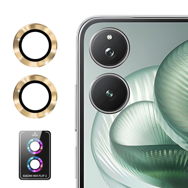 For Xiaomi Mix Flip 2 ENKAY Hat-Prince 9H Rear Camera Lens Aluminium Alloy Tempered Glass Film