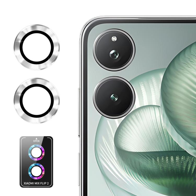 For Xiaomi Mix Flip 2 ENKAY Hat-Prince 9H Rear Camera Lens Aluminium Alloy Tempered Glass Film