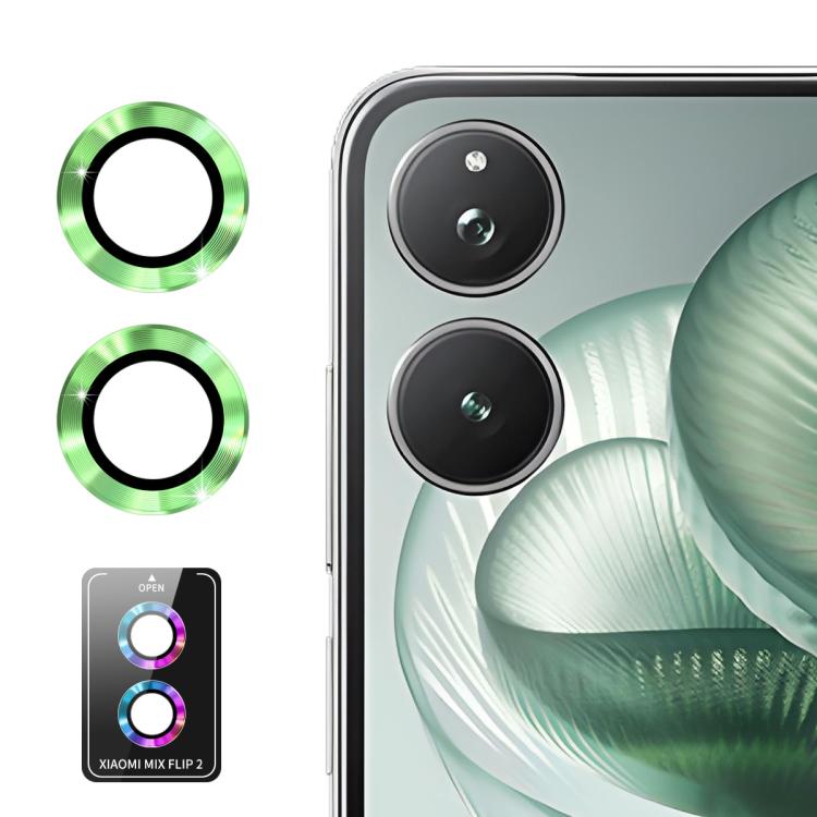 For Xiaomi Mix Flip 2 ENKAY Hat-Prince 9H Rear Camera Lens Aluminium Alloy Tempered Glass Film