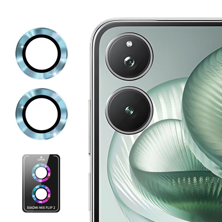 For Xiaomi Mix Flip 2 ENKAY Hat-Prince 9H Rear Camera Lens Aluminium Alloy Tempered Glass Film
