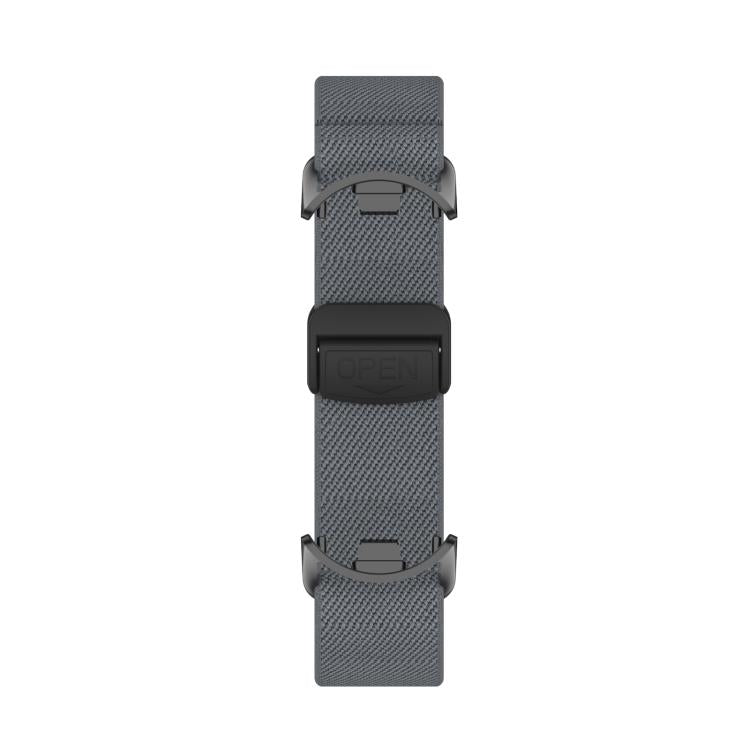 For Xiaomi Smart Band 10 / 9 / 8 Metal Head Magnetic Plastic Buckle Elastic Nylon Watch Band