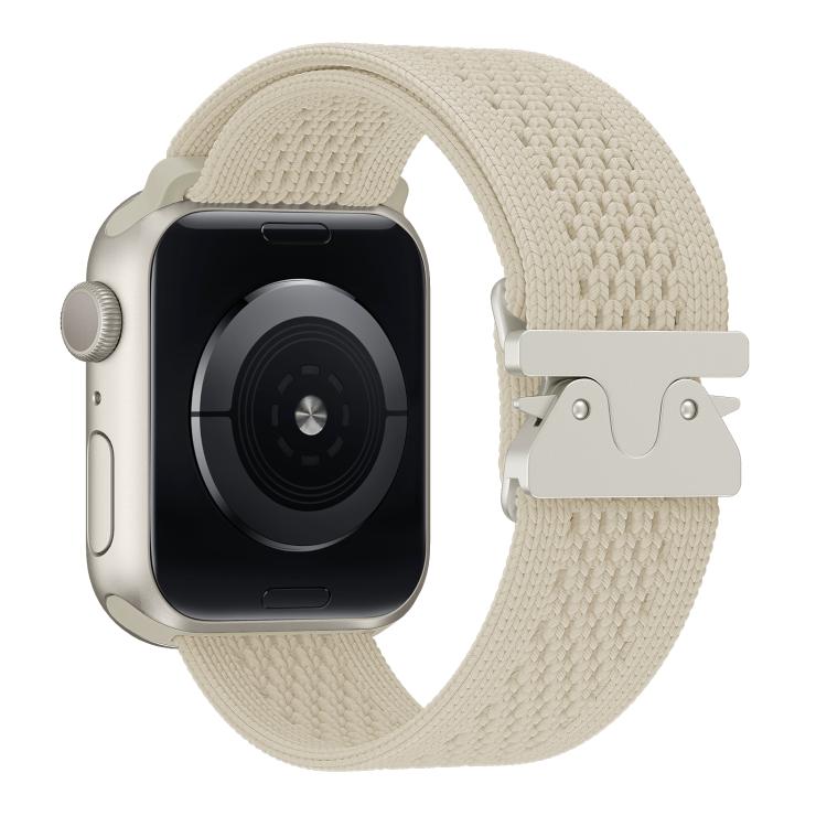 For Apple Watch 46mm / 49mm / 45mm / 44mm Parachute Buckle Knitted Nylon Watch Band