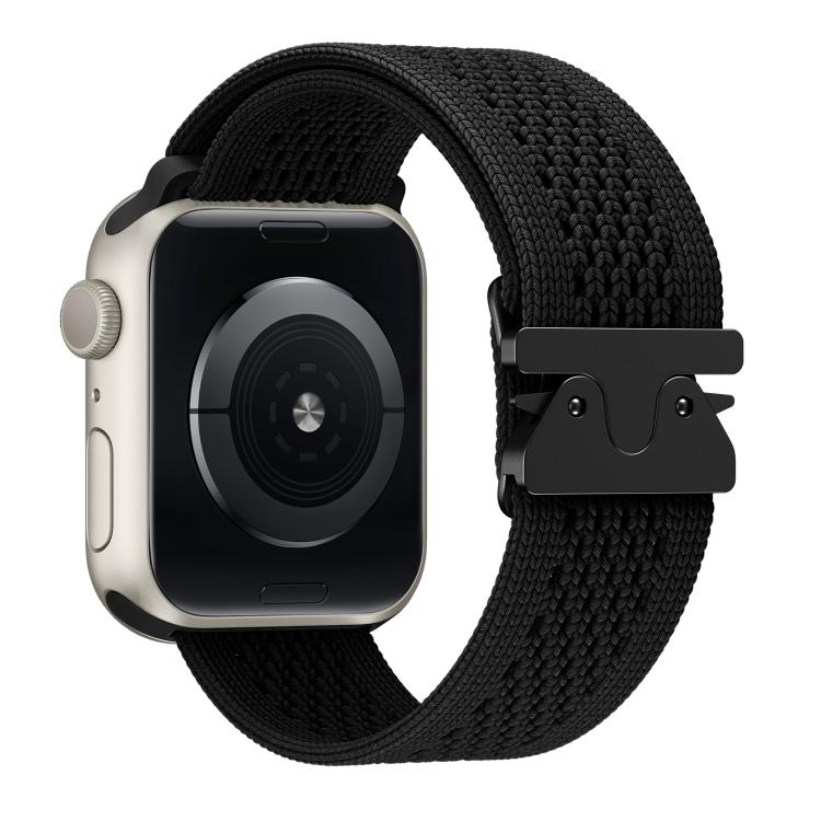 For Apple Watch 46mm / 49mm / 45mm / 44mm Parachute Buckle Knitted Nylon Watch Band