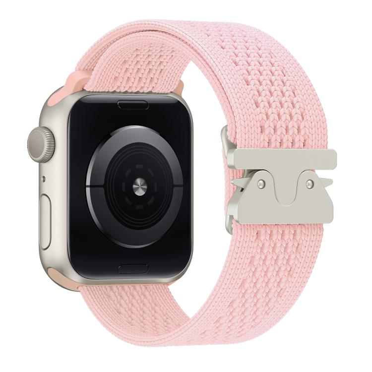 For Apple Watch 42mm / 41mm / 40mm / 38mm Parachute Buckle Knitted Nylon Watch Band