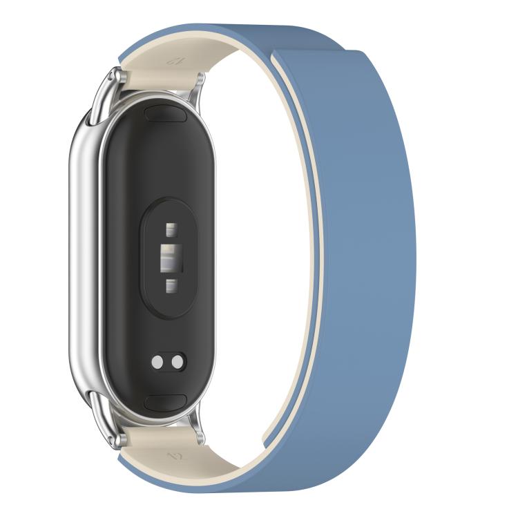 For Xiaomi Smart Band 10 / 9 / 8 Soft Silicone Magnetic Watch Band