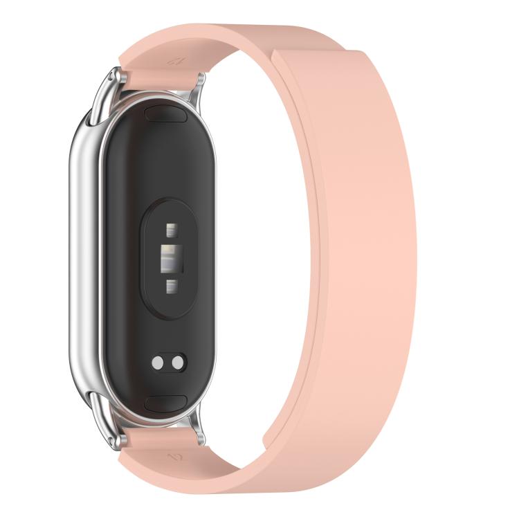 For Xiaomi Smart Band 10 / 9 / 8 Soft Silicone Magnetic Watch Band
