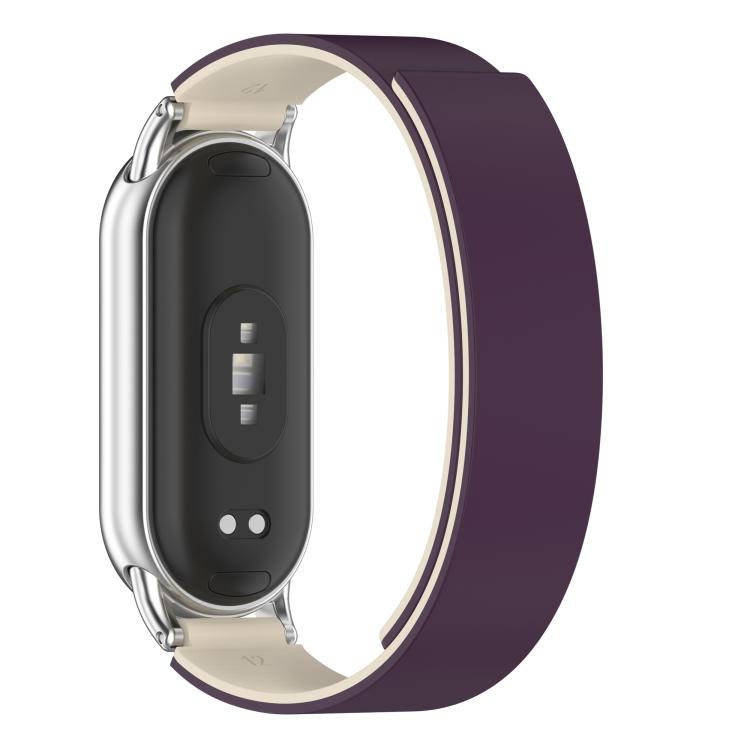 For Xiaomi Smart Band 10 / 9 / 8 Soft Silicone Magnetic Watch Band