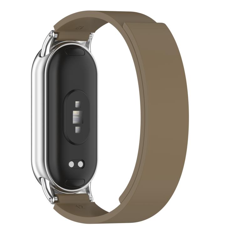 For Xiaomi Smart Band 10 / 9 / 8 Soft Silicone Magnetic Watch Band