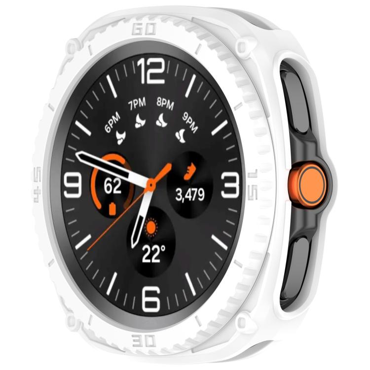 For Samsung Galaxy Watch8 Classic 46mm Hollow Digital Armor TPU Watch Protective Cover
