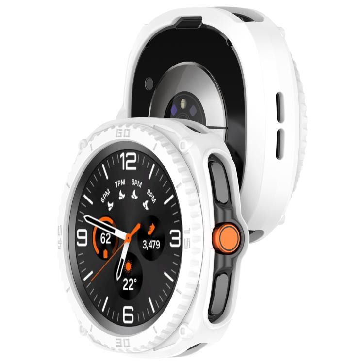 For Samsung Galaxy Watch8 Classic 46mm Hollow Digital Armor TPU Watch Protective Cover