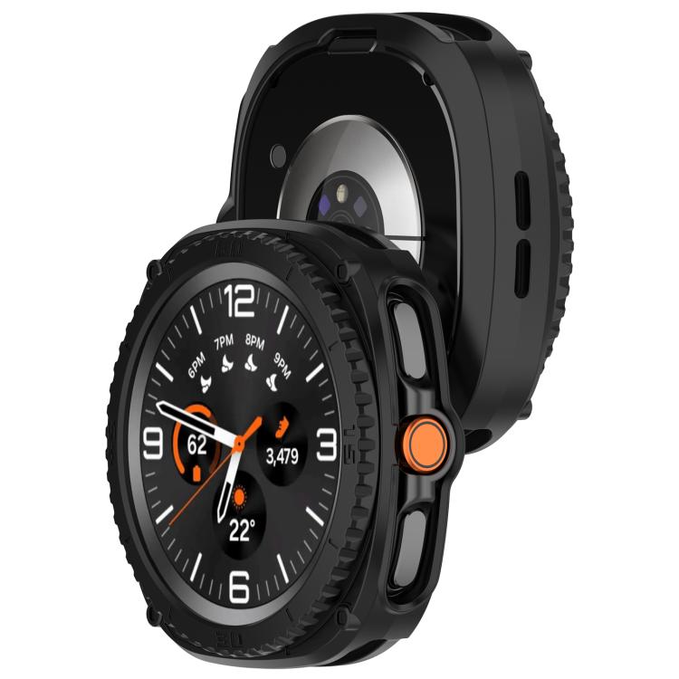 For Samsung Galaxy Watch8 Classic 46mm Hollow Digital Armor TPU Watch Protective Cover