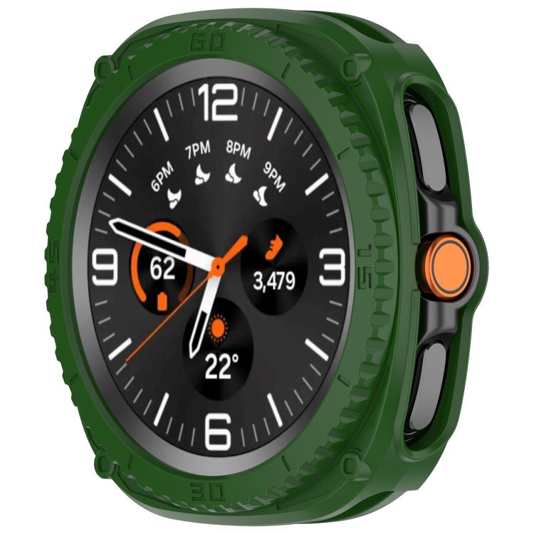 For Samsung Galaxy Watch8 Classic 46mm Hollow Digital Armor TPU Watch Protective Cover