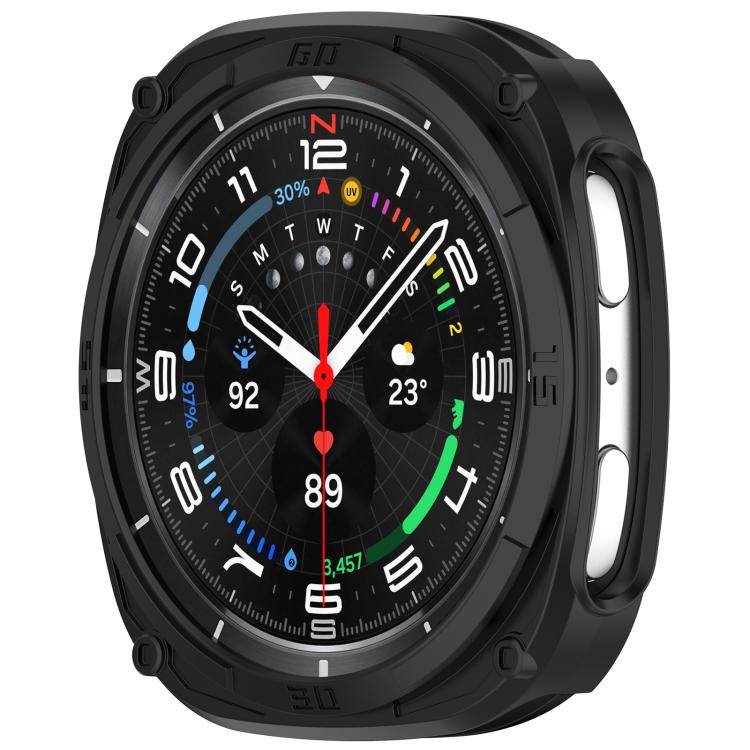 For Samsung Galaxy Watch8 44mm Hollow Digital Armor TPU Watch Protective Cover
