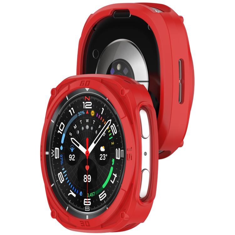 For Samsung Galaxy Watch8 44mm Hollow Digital Armor TPU Watch Protective Cover