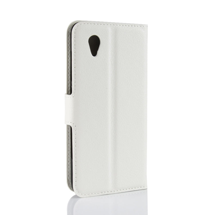 Litchi Texture Horizontal Flip Leather Case for Vodafone Smart E9 / VFD 520 , with Wallet & Holder & Card Slots