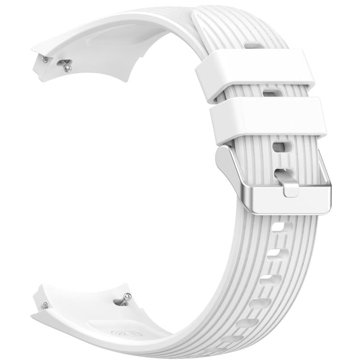 For Huawei Watch 5 42mm Vertical Solid Color Silicone Watch Band