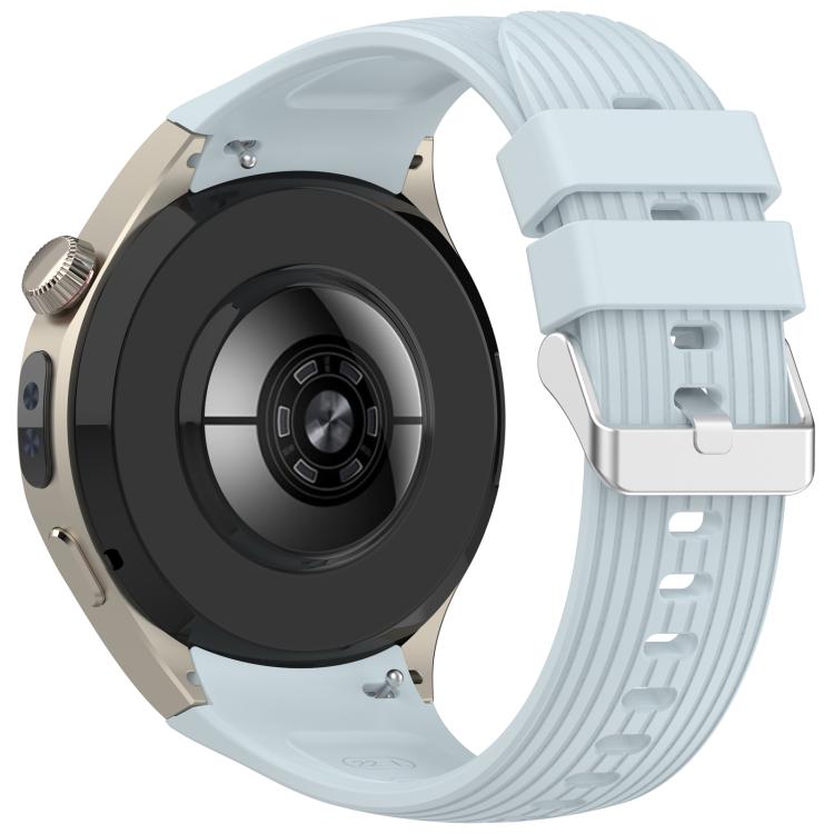 For Huawei Watch 5 42mm Vertical Solid Color Silicone Watch Band