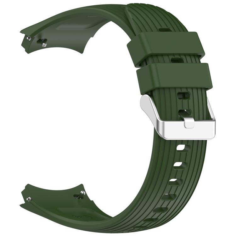 For Huawei Watch 5 42mm Vertical Solid Color Silicone Watch Band