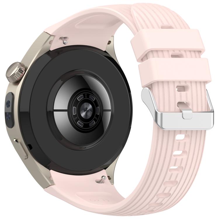 For Huawei Watch 5 42mm Vertical Solid Color Silicone Watch Band