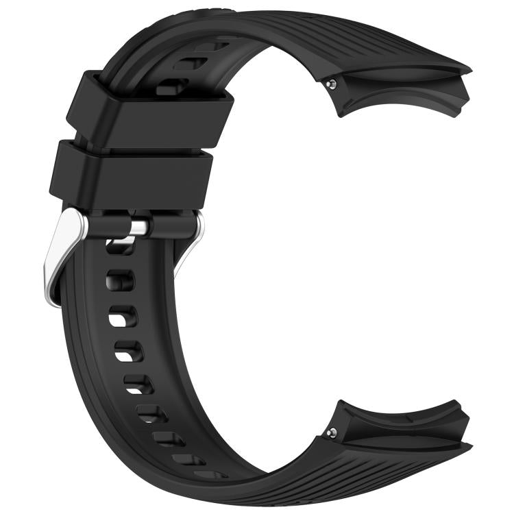 For Huawei Watch 5 46mm Vertical Solid Color Silicone Watch Band