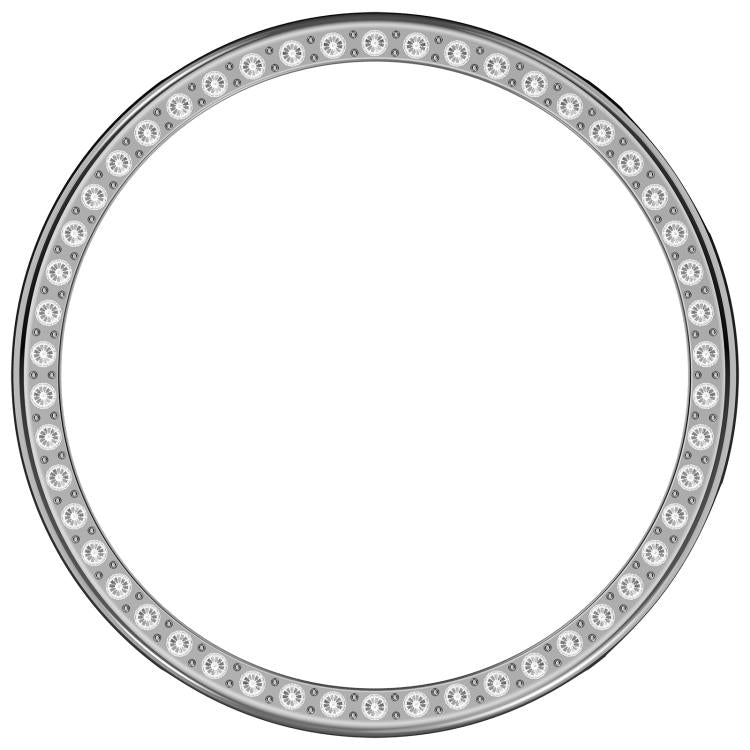 For Xiaomi Watch S4 41mm Single Row Diamond Half Coverage Hollow TPU Watch Cover