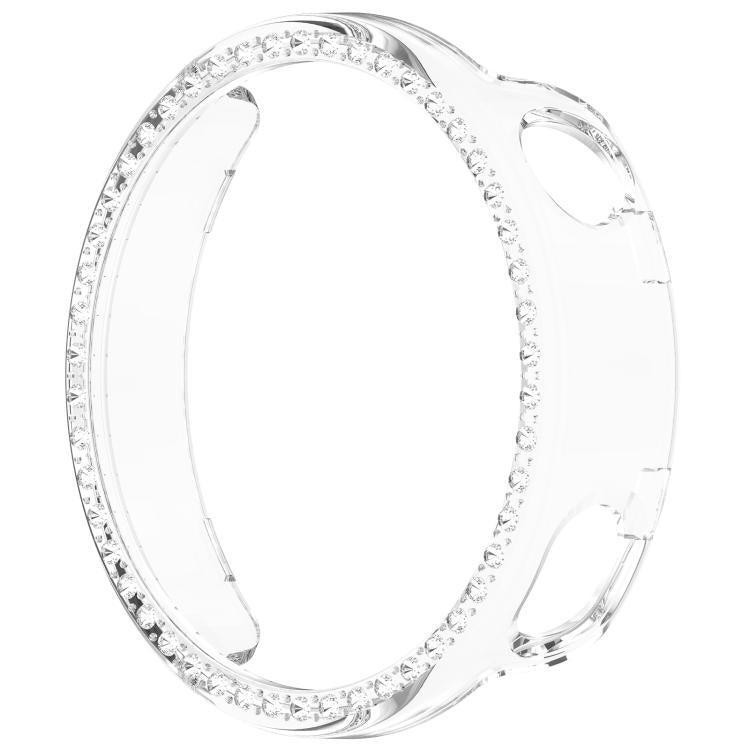 For Xiaomi Watch S4 41mm Single Row Diamond Half Coverage Hollow TPU Watch Cover