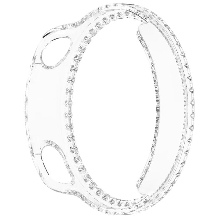 For Xiaomi Watch S4 41mm Single Row Diamond Half Coverage Hollow TPU Watch Cover