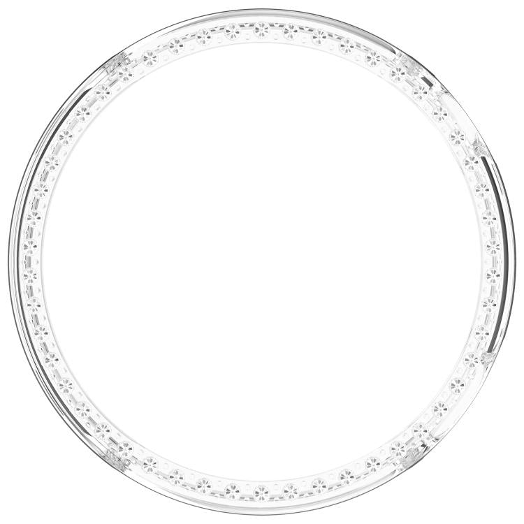 For Xiaomi Watch S4 41mm Single Row Diamond Half Coverage Hollow TPU Watch Cover