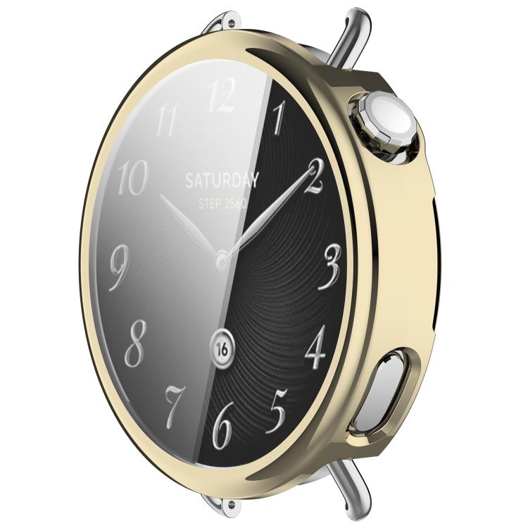 For Xiaomi Watch S4 41mm Electroplated All Coverage TPU Watch Protective Cover